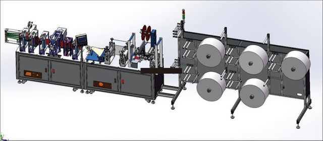 SEMI-AUTO MASK MAKING MACHINE